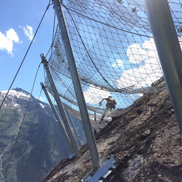Snow Nets at Glacier National park