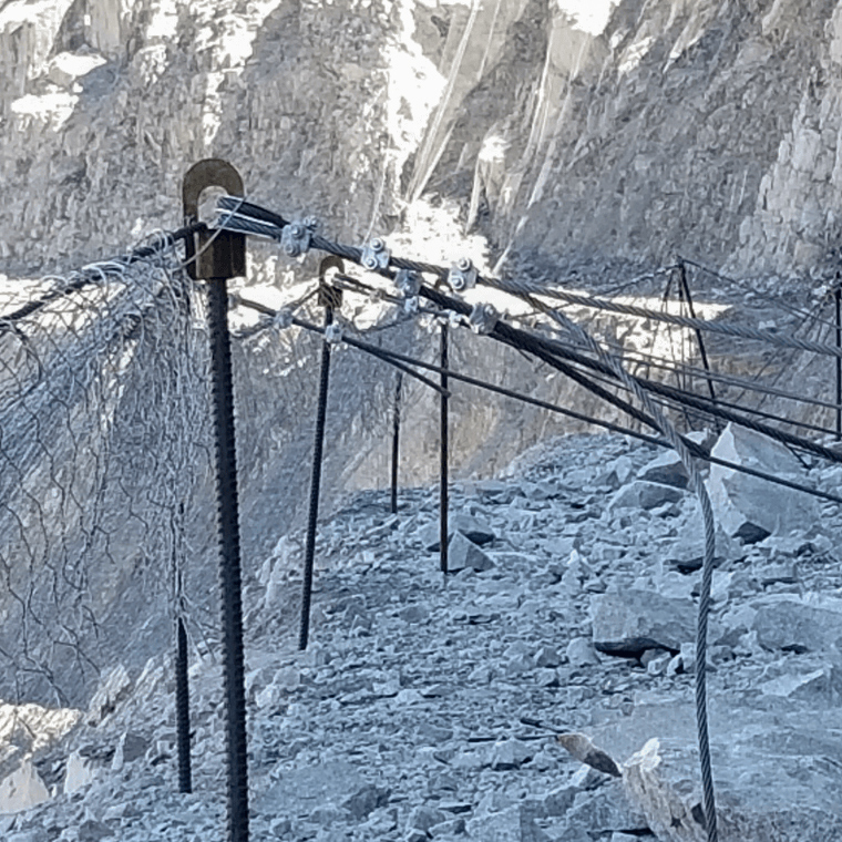 Slope Mesh Systems - Rockfall protection